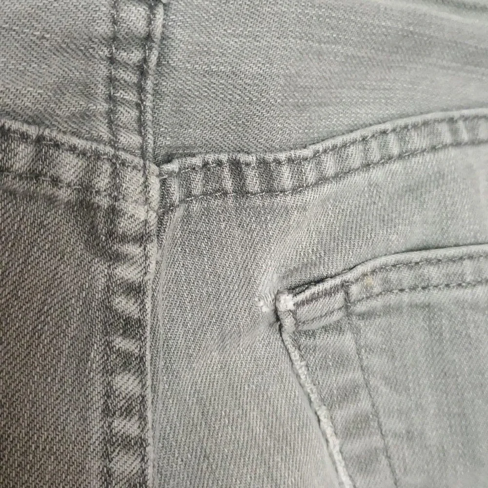 AG Adriano Goldschmied Jeans Mens 33x31 Gray The Graduate Slim Straight Wash USA